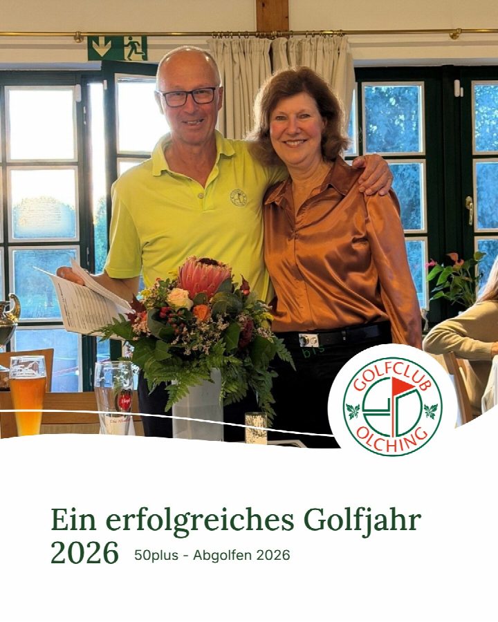 50plus – Abgolfen 2026 Am 15. Oktober gingen 32 Spieler ab 11 Uhr zum letzten Mal in diesem Jahr auf die Turnierrunde…