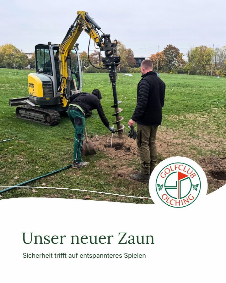 Sicherheit trifft auf entspannteres Spiel: Neues Projekt im Golfclub Olching ⛳️ Manchmal sind bauliche Maßnahmen auf…